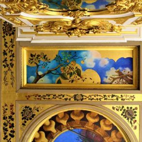 ПОТОЛОК В ДОМИКЕ КУПЦА ПИНТО В АМСТЕРДАМЕ