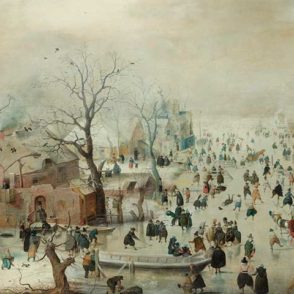 ЭКСКУРСИЯ В РЕЙКСМУЗЕУМ. ХЕНДРИК АВЕРКАМП "ЗИМНИЙ ПЕЙЗАЖ С КАТАНИЕМ НА КОНЬКАХ"